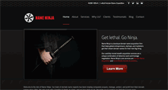 Desktop Screenshot of nameninja.com