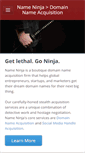 Mobile Screenshot of nameninja.com